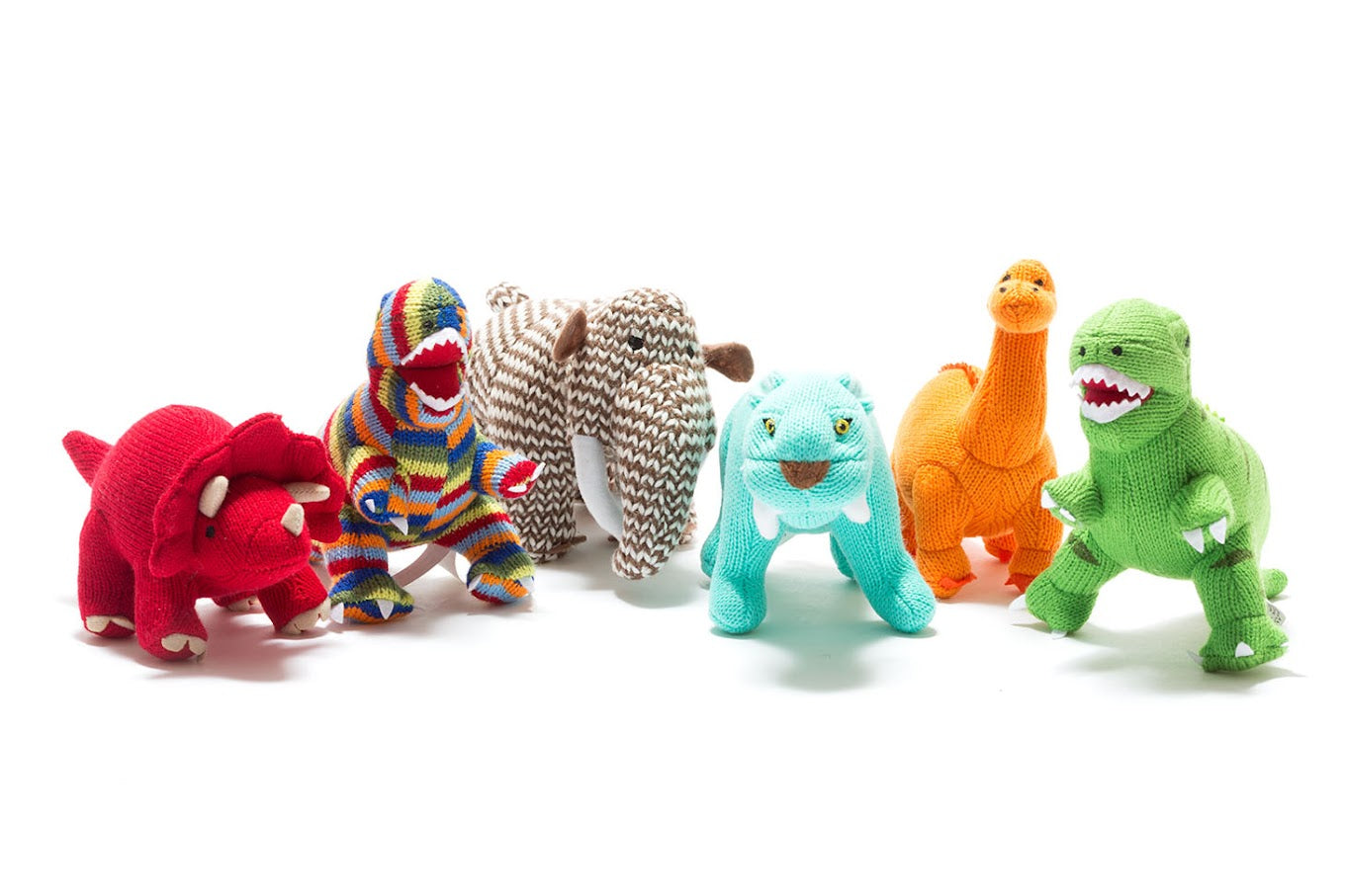 Best Years knitted dinos