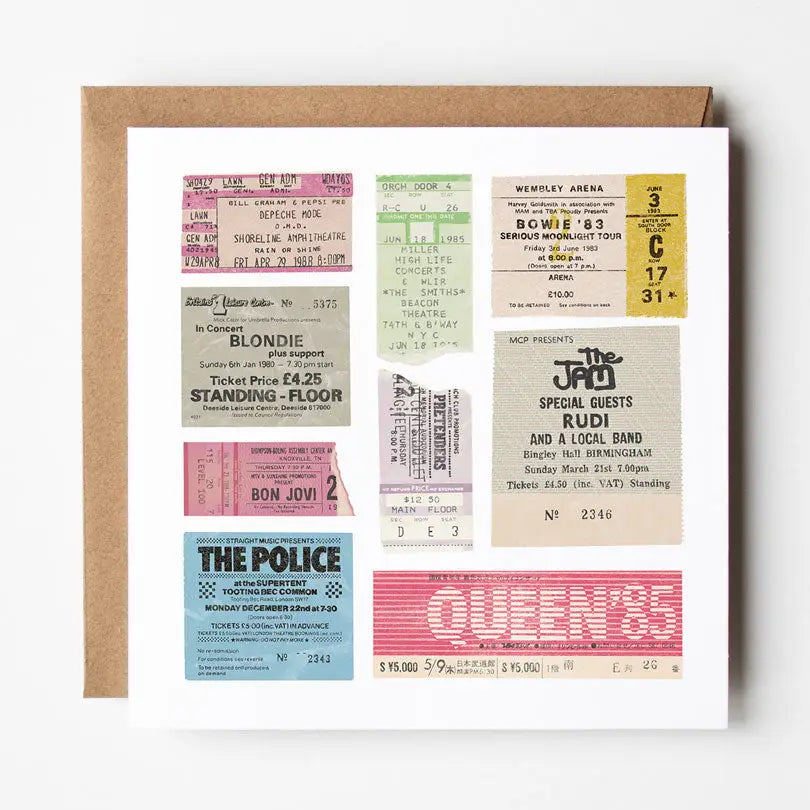 Eighties - Blank Greetings Card