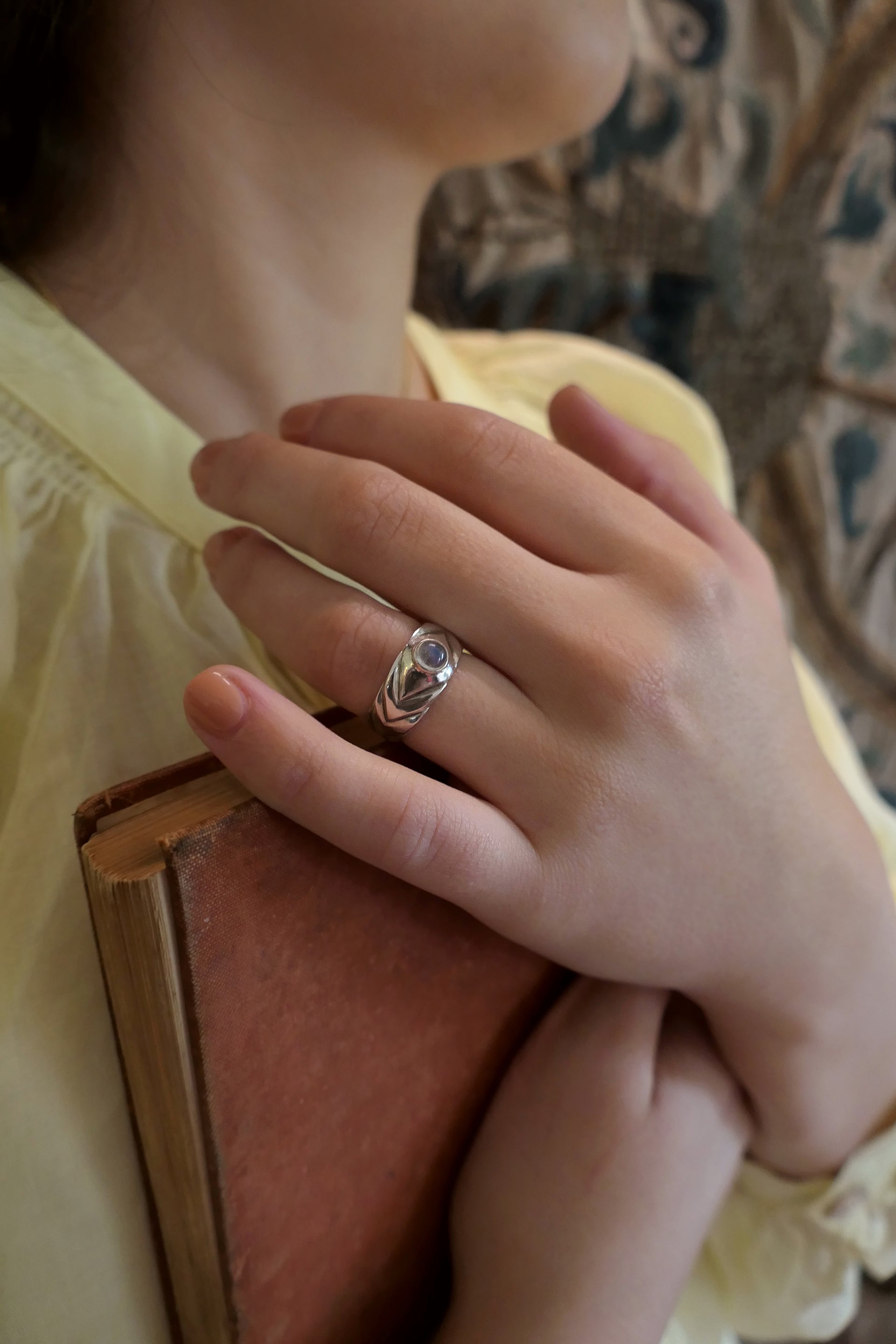 Jupiter's Grace Feather Ring