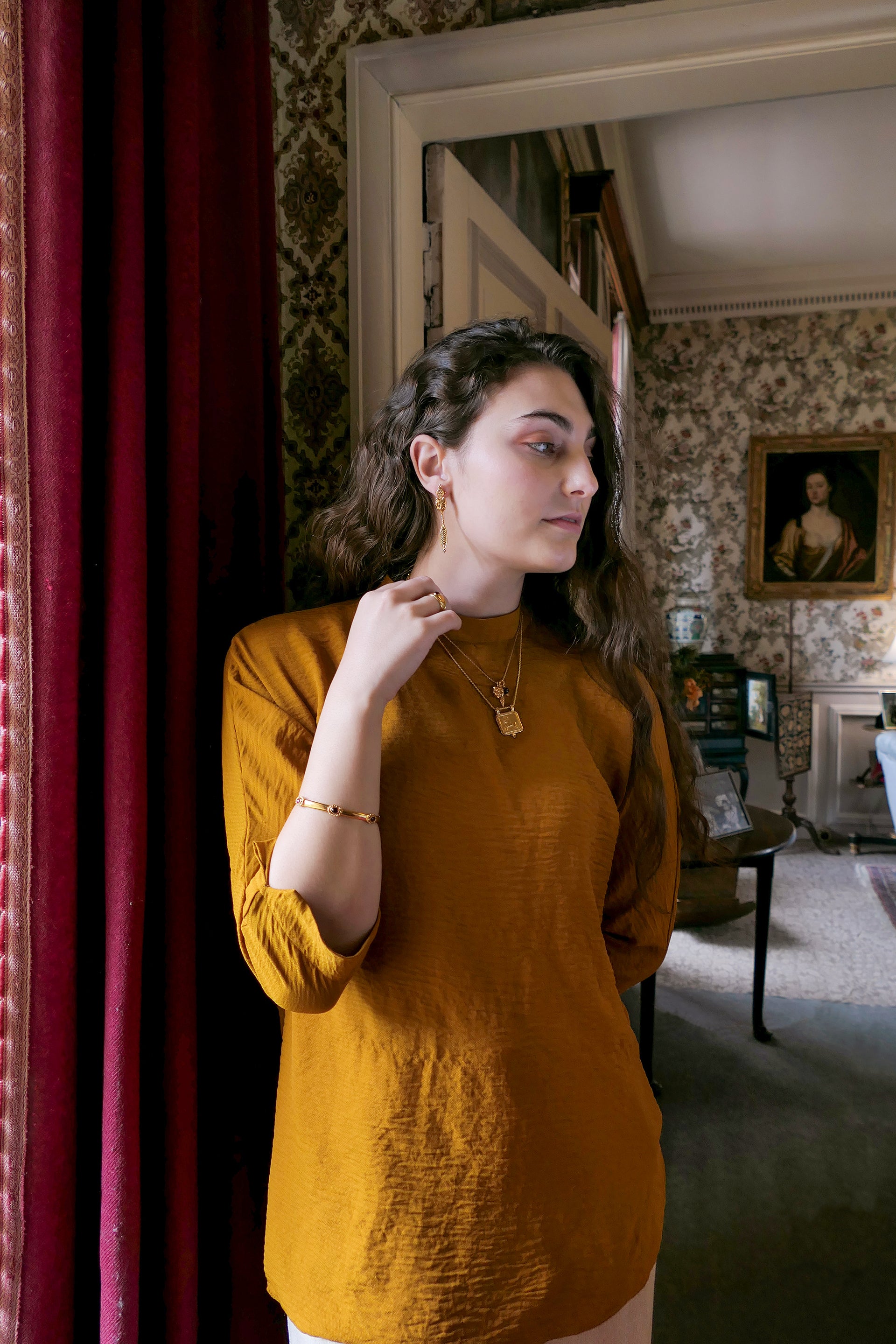 Jupiter's Grace Leon Earrings