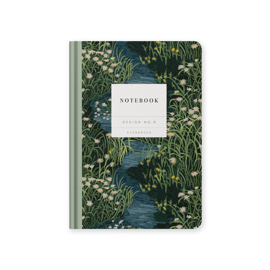 Design No.8 Marsh Daisies Premium Hardback Notebook (A5)